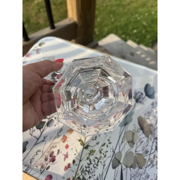 Lot Of 2 Villeroy Boch Lead Crystal Candle Holder - Picture 6 of 15